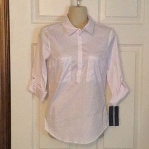 Zara White Blouse NWT
